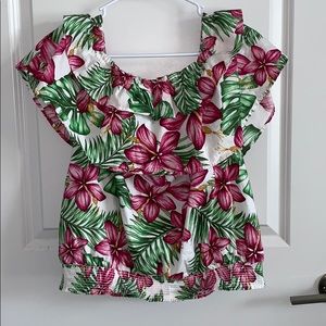 Floral Off the Shoulder Top